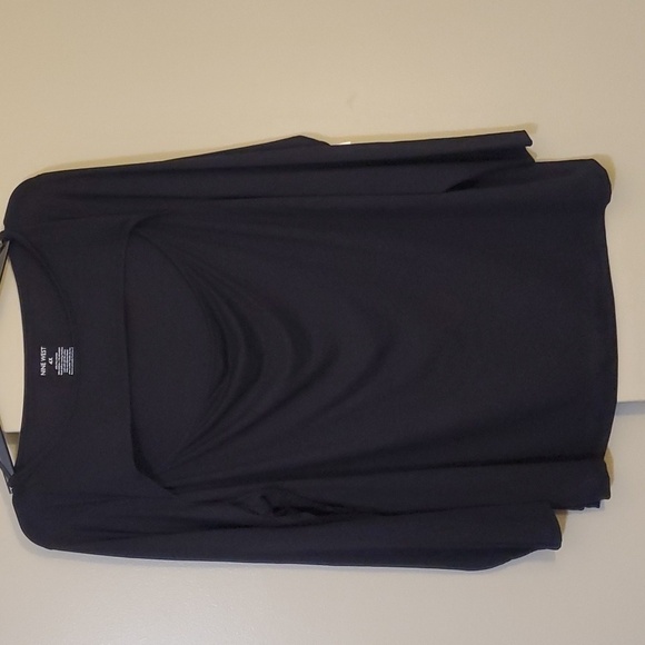 Nine West Mineral Black Plus Size Shirt Size 4X NWT - Picture 1 of 6